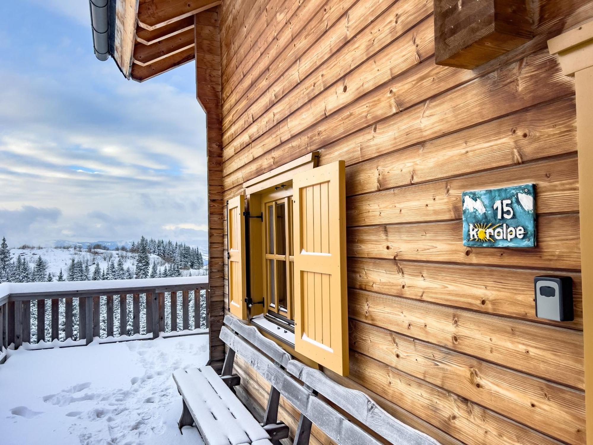 1A Chalet Koralpenzauber - Wandern, Grillen, Sauna Und Traumblick Wolfsberg Exterior foto