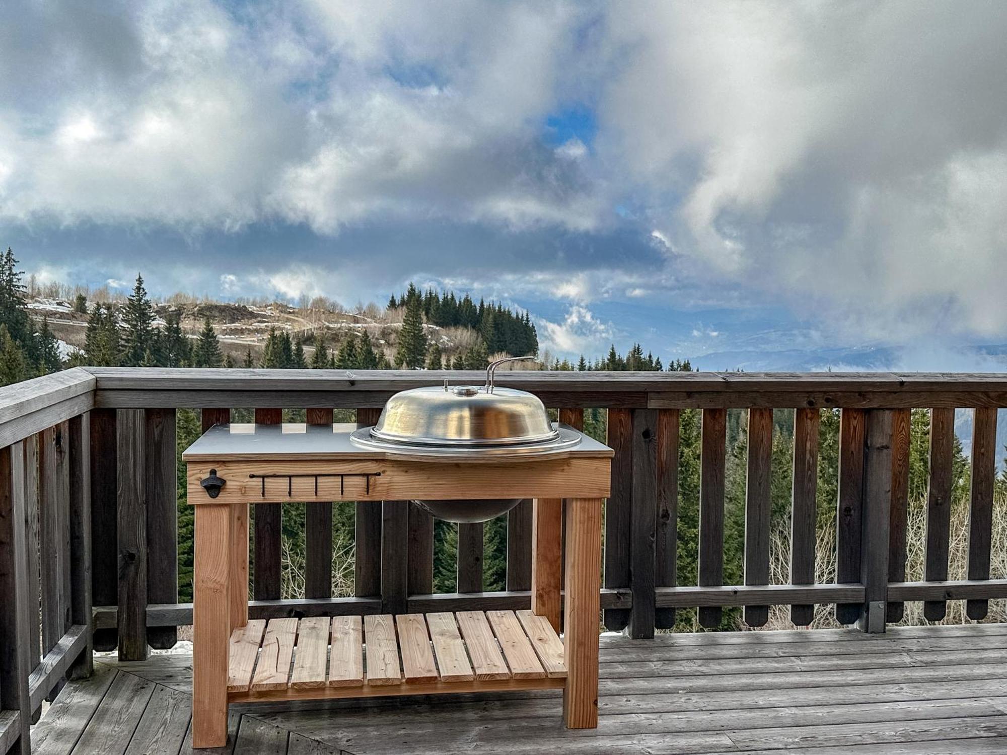 1A Chalet Koralpenzauber - Wandern, Grillen, Sauna Und Traumblick Wolfsberg Exterior foto